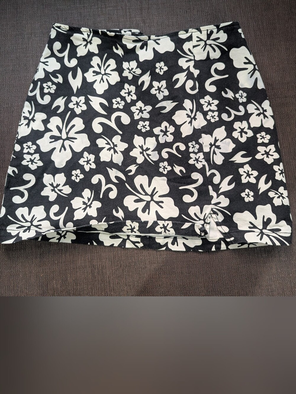 wild fable Black and White Floral Mini Skirt